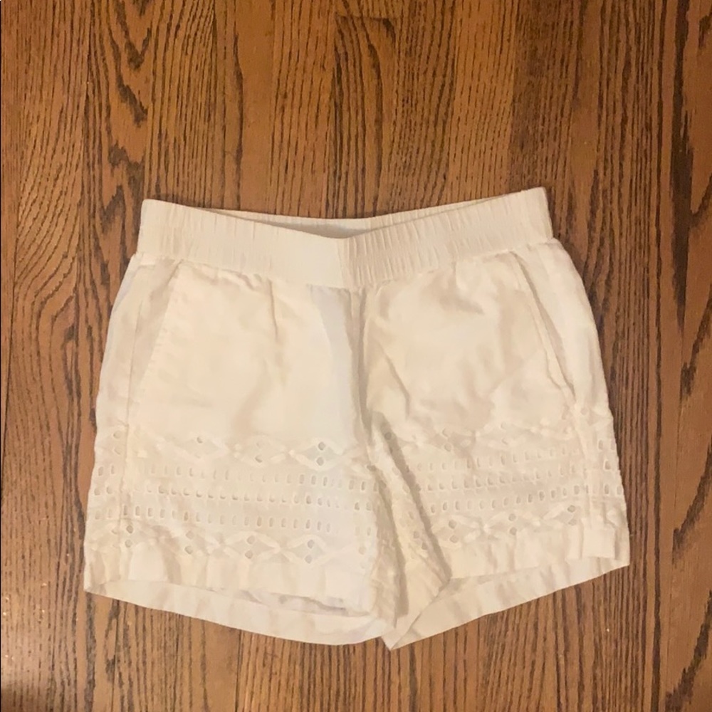 White summery shorts